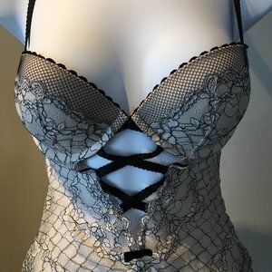 Victoria's Secret Teddy/Chemise with Garters